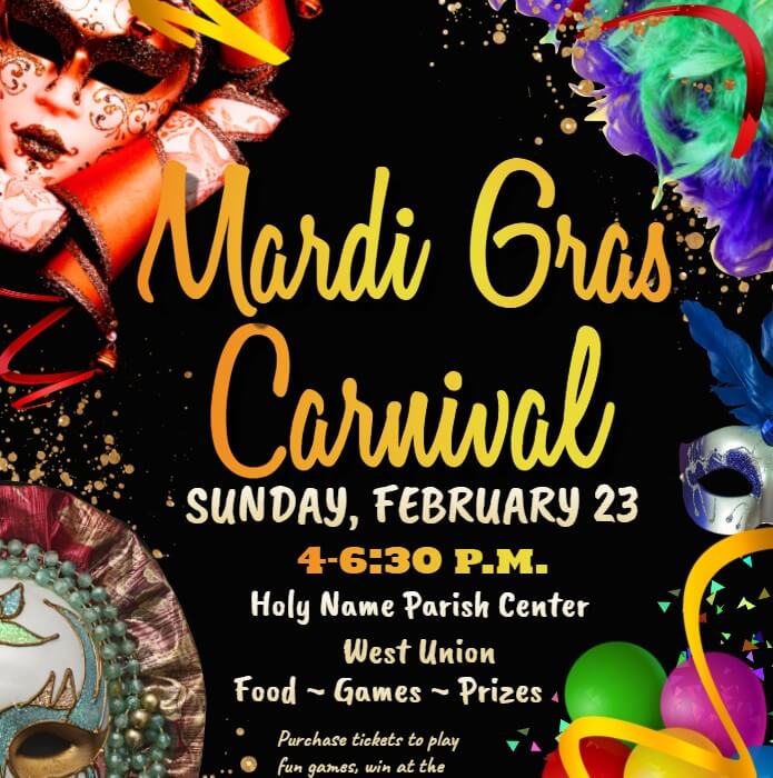 Post Photo for Mardi Gras Carnival in West Union