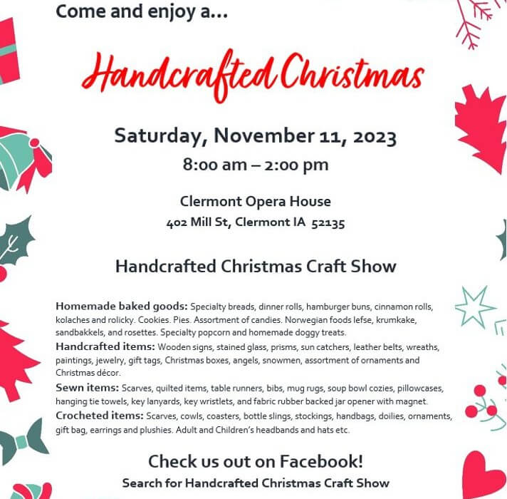 Post Photo for Handcrafted Christmas Craft Show